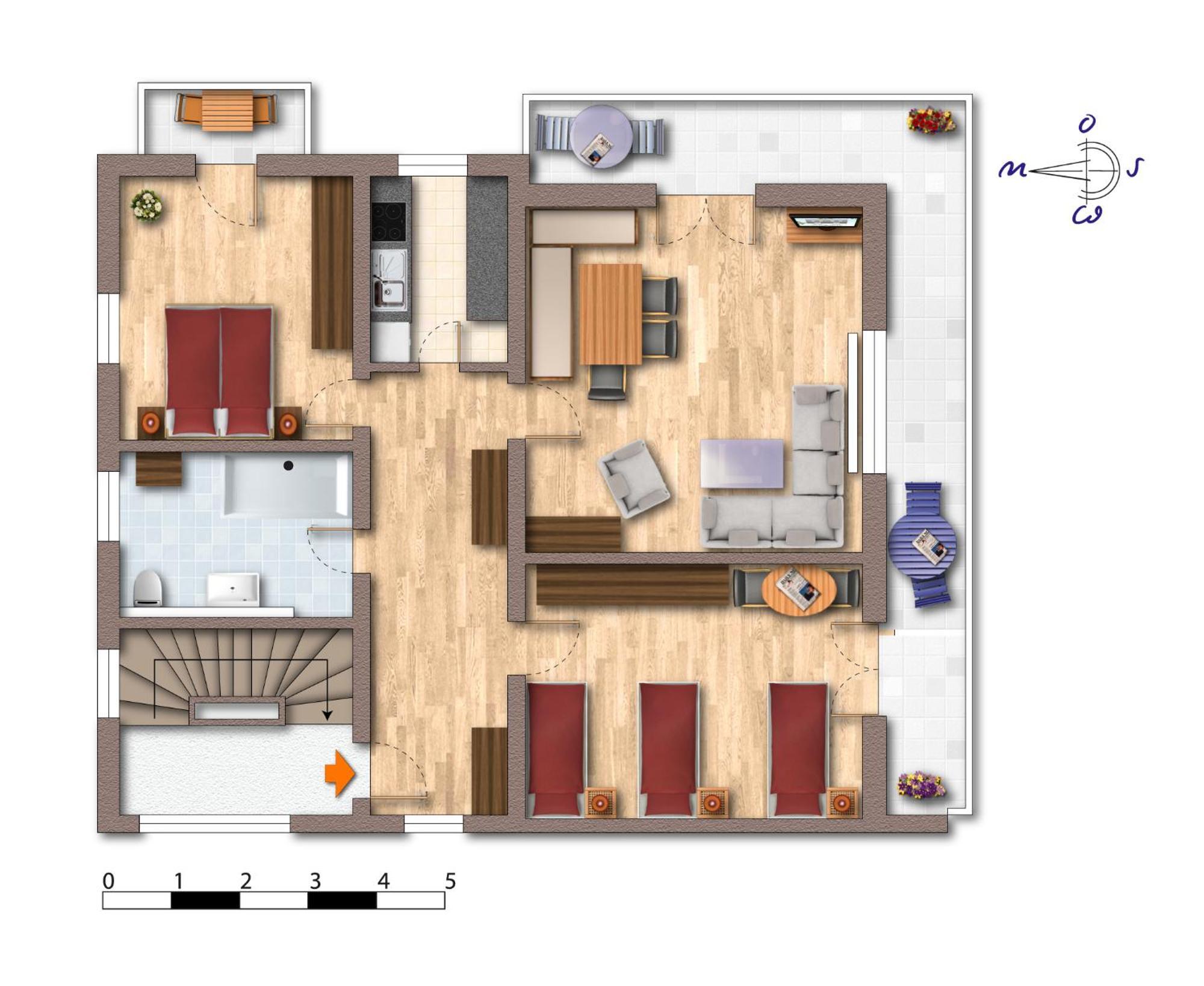 Апартаменты Haus Thiele Шёнау-ам-Кёнигсзе Экстерьер фото